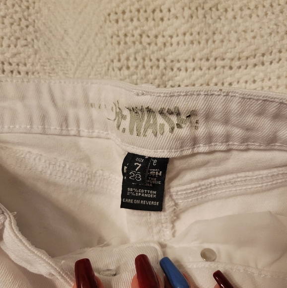 REWASH WHITE DENIM JEANS - Picture 7 of 10